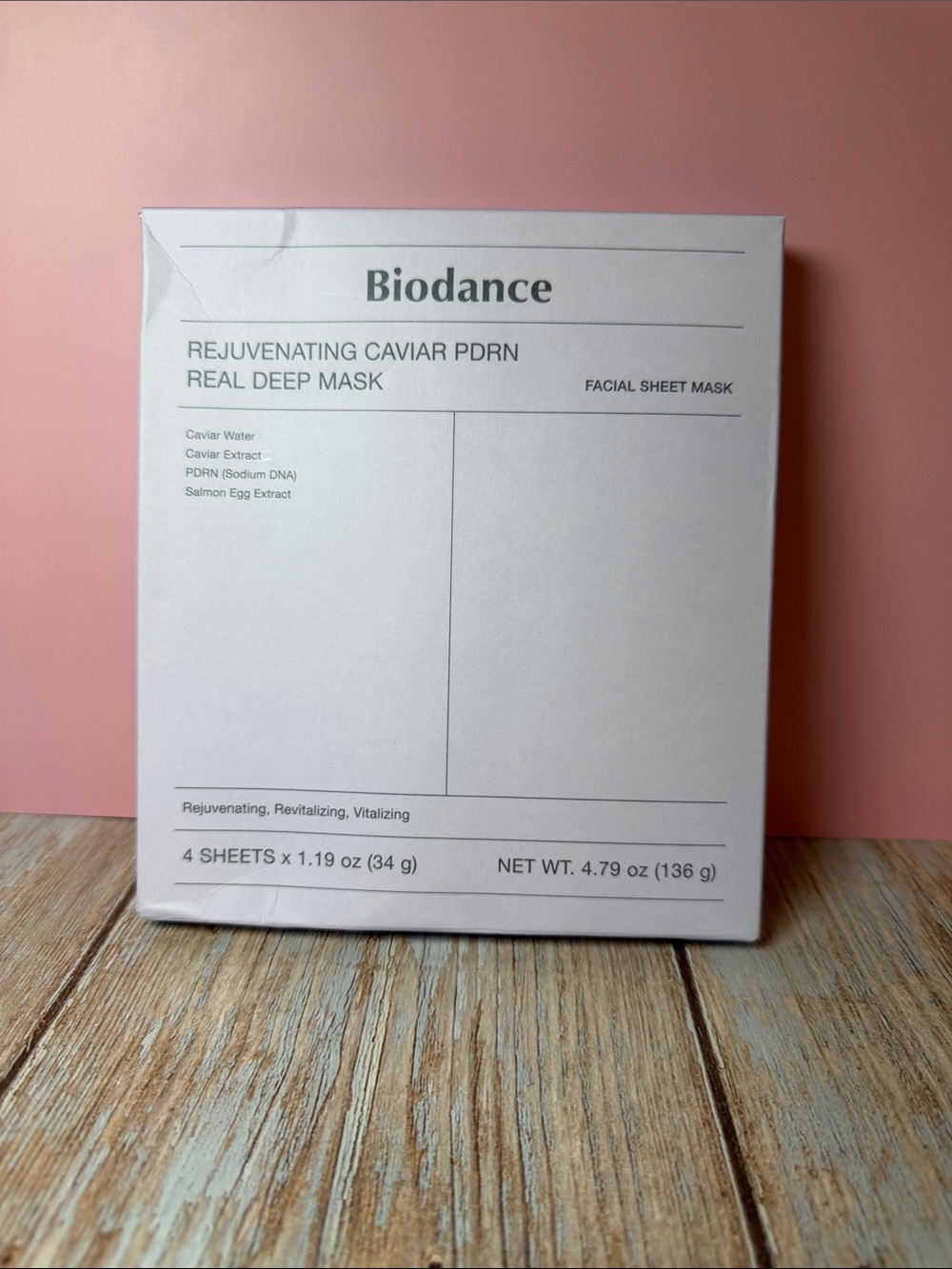Biodance Rejuvenating Caviar PDRN Deep Sheet Mask — White
